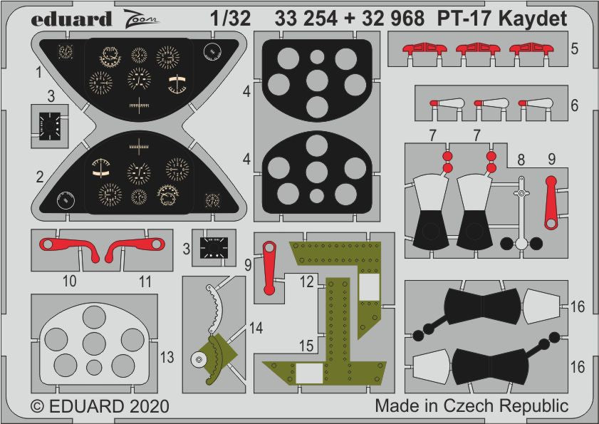 Eduard 33254 1:32 Boeing PT-17 Kaydet