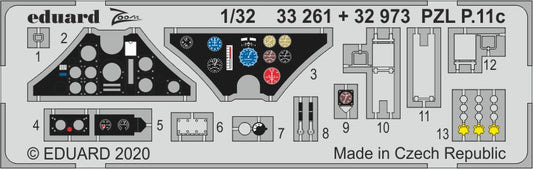 Eduard 33261 1:32 PZL P.11c