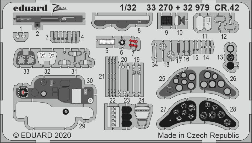 Eduard 33270 1:32 Fiat CR.42