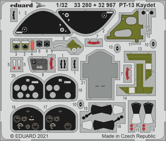 Eduard 33280 1:32 Stearman PT-13/N2S-2/5 Kaydet