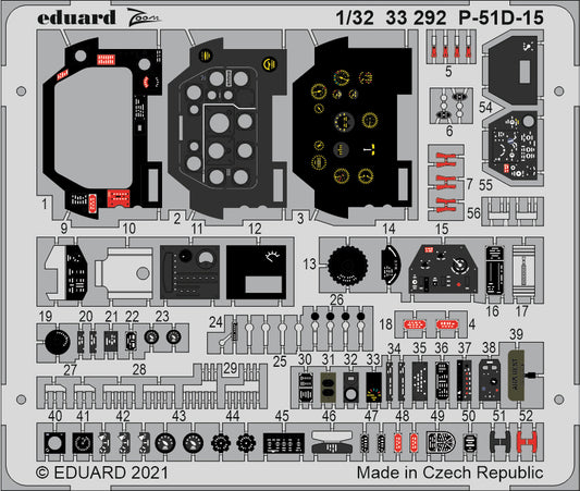 Eduard 33292 1:32 North-American P-51D-15 Mustang