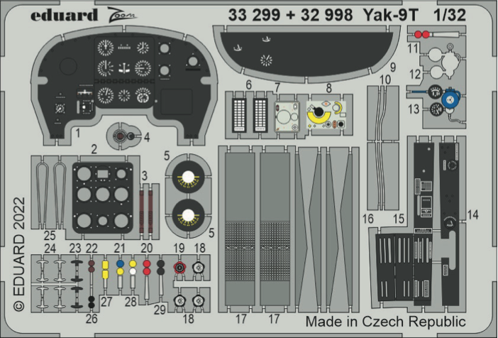 Eduard 33299 1:32 Yakovlev Yak-9T