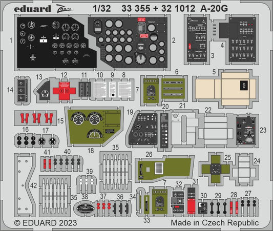 Eduard 33355 1:32 A-20G Havoc  to be used with Hong Kong Models