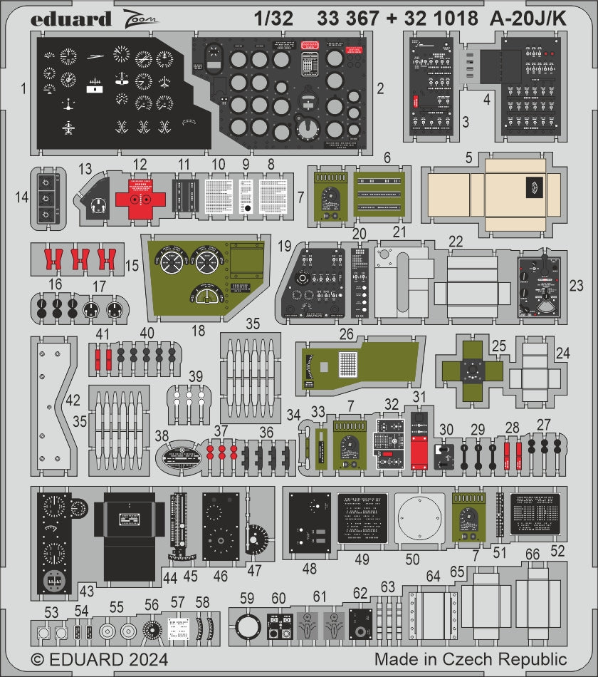 Eduard 33367 1:32 Douglas A-20J/K Havoc