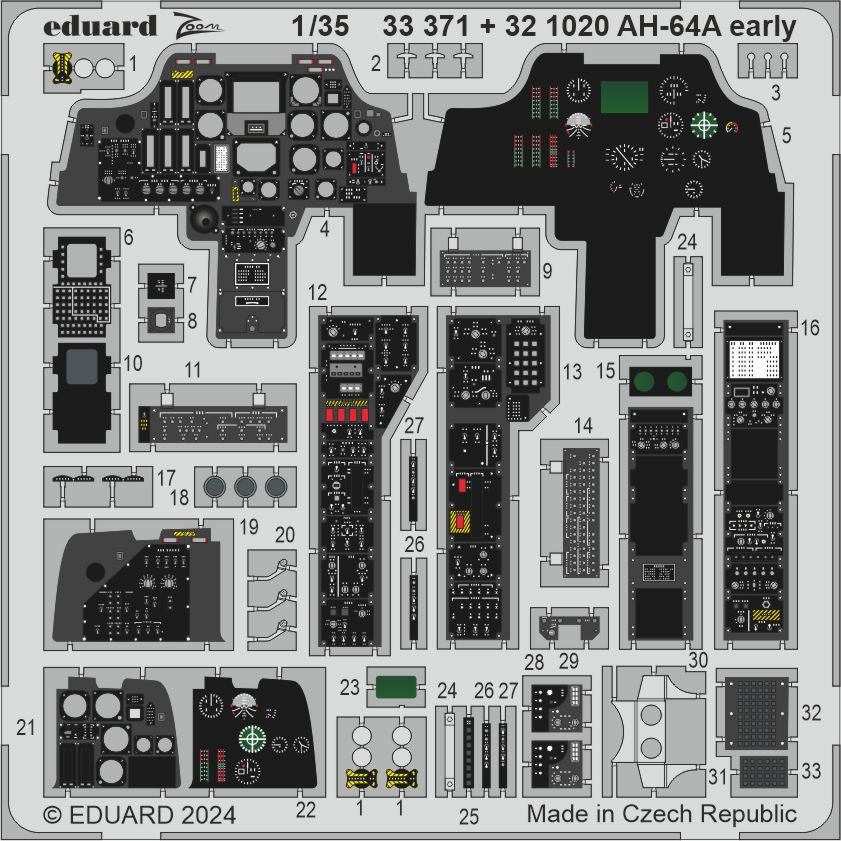 Eduard 33371 1:32 Boeing/Hughes AH-64A Apache Early