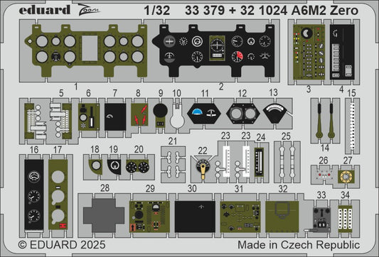 Eduard 33379 1:32 Mitsubishi A6M2 Zero