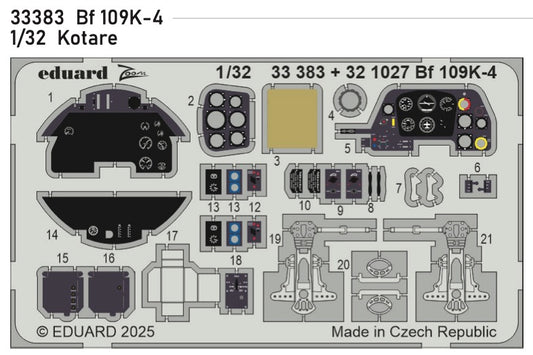 Eduard 33383 1:32 Messerschmitt Bf-109K-4