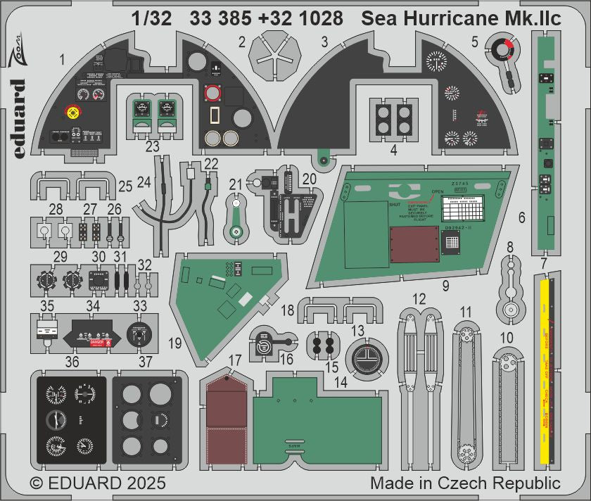 Eduard 33385 1:32 Hawker Sea Hurricane Mk.IIc