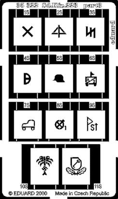 Eduard 35322 1:35 German Sd.Kfz.223 Detail Set