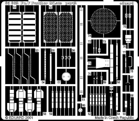 Eduard 35362 1:35 Pz.Kpfw.V Panther Ausf.G Late