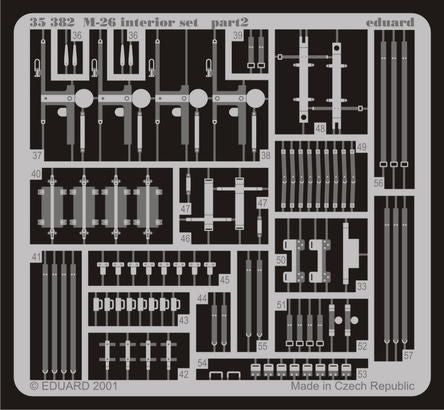 Eduard 35382 1:35 M26 Armoured Tank Recovery Vehicle 'Dragon Wagon' Interior