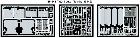 Eduard 35441 1:35 Pz.Kpfw.VI Tiger I Late for Tamiya35146