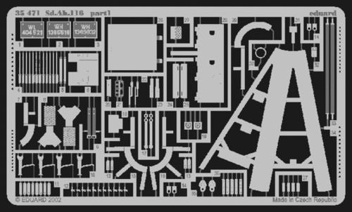 Eduard 35471 1:35 Sd.Ah.116 Famo Trailer