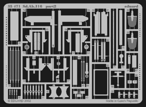 Eduard 35471 1:35 Sd.Ah.116 Famo Trailer