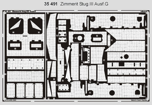 Eduard 35491 1:35 Zimmerit Sturmgeschutz/StuG.IIIG