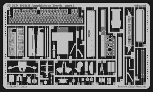 Eduard 35519 1:35 GMC DUKW 353 Amphibious Truck  to be used with Italeri