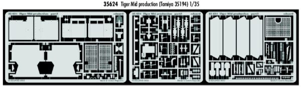 Eduard 35624 1:35 Pz.Kpfw.VI Tiger Mid production