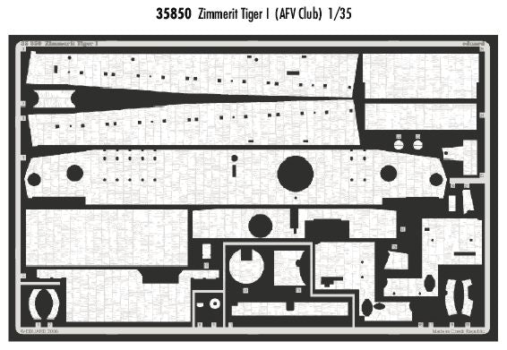 Eduard 35850 1:35 Zimmerit Pz.Kpfw.VI Tiger I