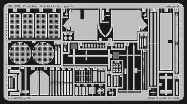 Eduard 35926 1:35 Pz.Kpfw.V Panther Ausf.G late