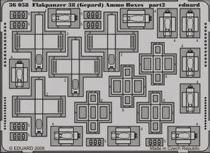 Eduard 36058 1:35 Flakpanzer 38(t) 'Gepard' Sd.Kfz.140 Ammunition Boxes