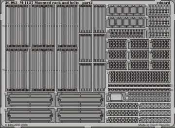 Eduard 36063 1:35 M1127 Stryker Reconnaissance Vehicle Mounted Rack and Belts