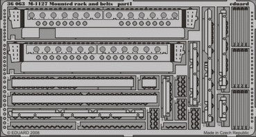 Eduard 36063 1:35 M1127 Stryker Reconnaissance Vehicle Mounted Rack and Belts