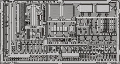 Eduard 36082 1:35 Pz.Kpfw.IV Ausf.D 75mm Kw.K.40/L43