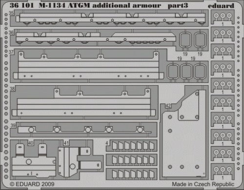 Eduard 36101 1:35 APC M1134 ATGM Additional Armour