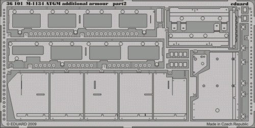 Eduard 36101 1:35 APC M1134 ATGM Additional Armour