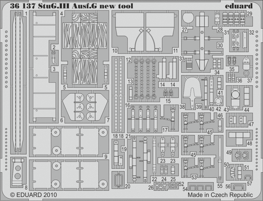 Eduard 36137 1:35 Sturmgeschutz/StuG.III Ausf.G New tool