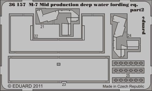 Eduard 36157 1:35 M7 Mid production deep water fording eq