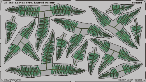 Eduard 36160 1:35 Leaves fauna fern / colour