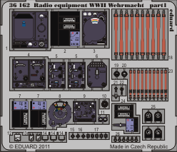 Eduard 36162 1:35 Radio equipment WWII Wehrmacht (in colour)