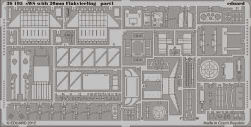Eduard 36195 1:35 sWS with 20mm Flakvierling