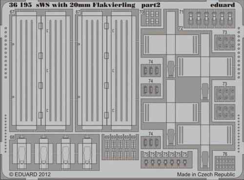 Eduard 36195 1:35 sWS with 20mm Flakvierling