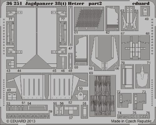 Eduard 36251 1:35 Jagdpanzer 38(t) 'Hetzer'