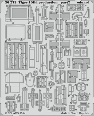 Eduard 36273 1:35 Pz.Kpfw.VI Ausf.E Tiger I Mid-Production