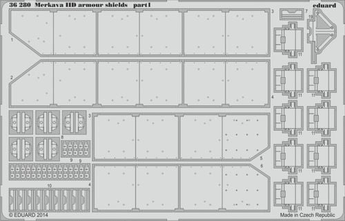 Eduard 36280 1:35 Merkava Mk.IID armour shields