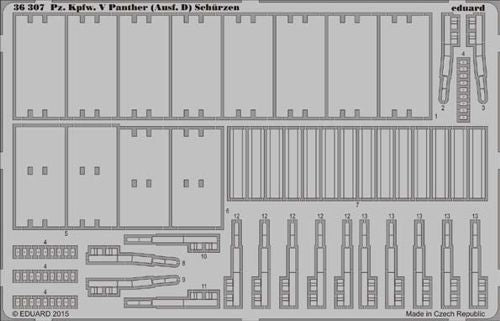 Eduard 36307 1:35 Pz.Kpfw.V Panther Ausf.D Schurzen