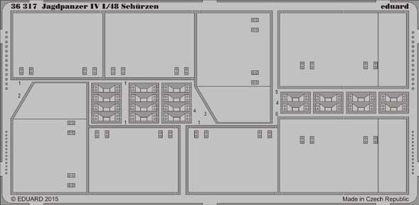 Eduard 36317 1:35 Jagdpanzer IV L/48 Schurzen