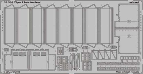 Eduard 36320 1:35 Pz.Kpfw.VI Tiger I late version fenders