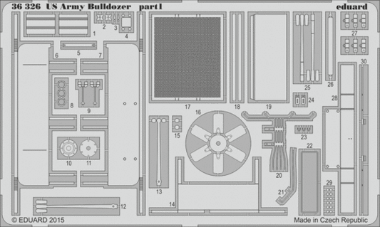 Eduard 36326 1:35 U.S. Army Bulldozer