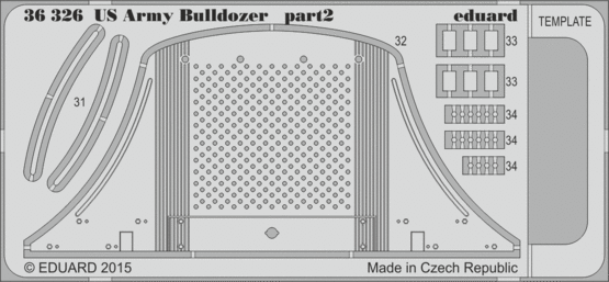 Eduard 36326 1:35 U.S. Army Bulldozer