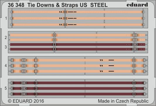 Eduard 36348 1:35 Tie Downs & Straps U.S. STEEL