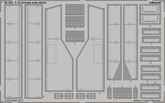 Eduard 36353 1:35 Soviet T-14 Armata side skirts