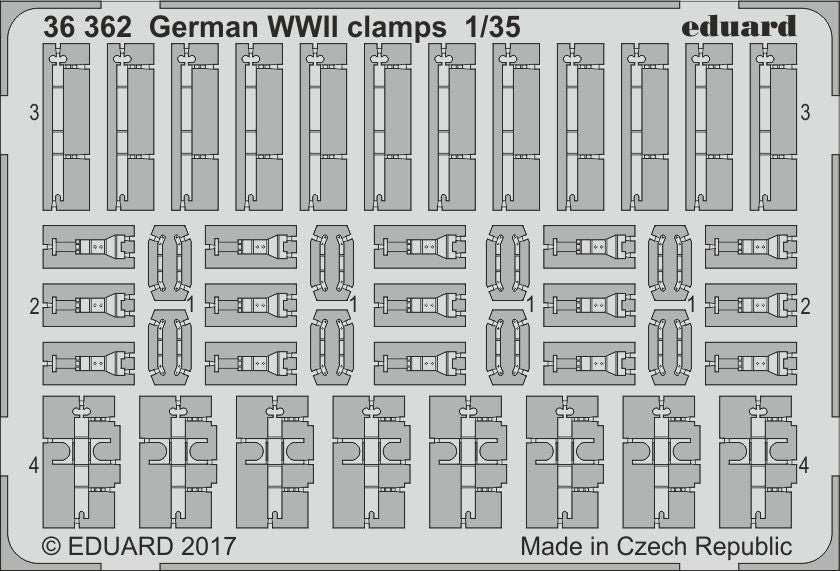 Eduard 36362 1:35 German WWII Clamps