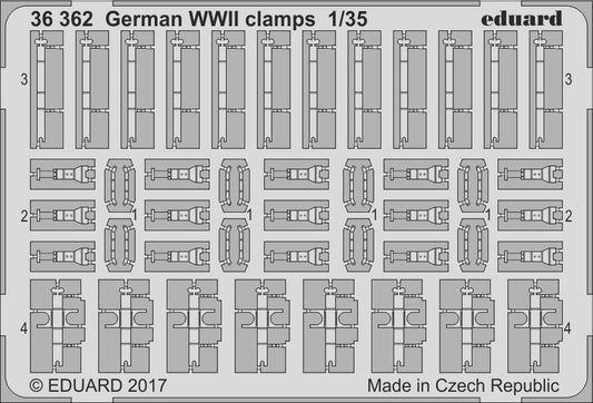 Eduard 36362 1:35 German WWII Clamps