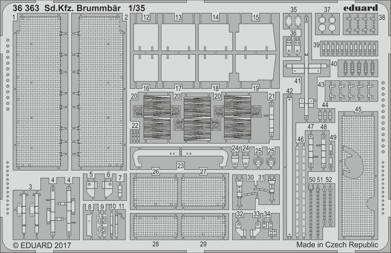 Eduard 36363 1:35 Sd.Kfz.166 Sturmpanzer IV Brummbar