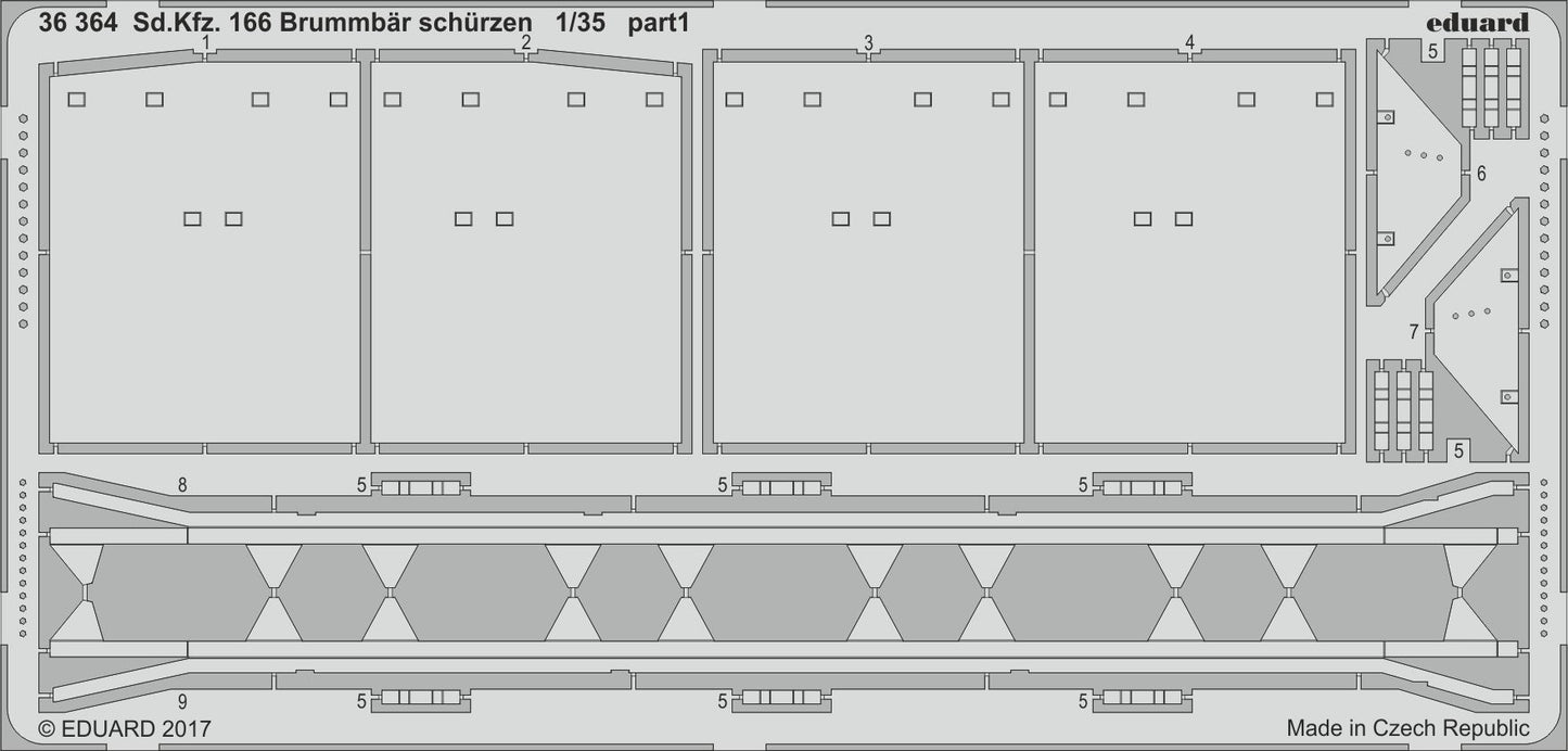 Eduard 36364 1:35 Sd.Kfz.166 Sturmpanzer IV Brummbar