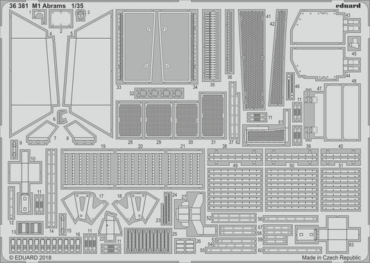 Eduard 36381 1:35 M1 Abrams MBT